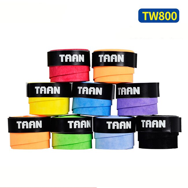 TAAN 60 pcs/lot 0.8mm bandeau de sueur sec PU TW-800 raquette de Tennis surgrip raquette de Badminton TW-750 poignée collante: Dry TW 800