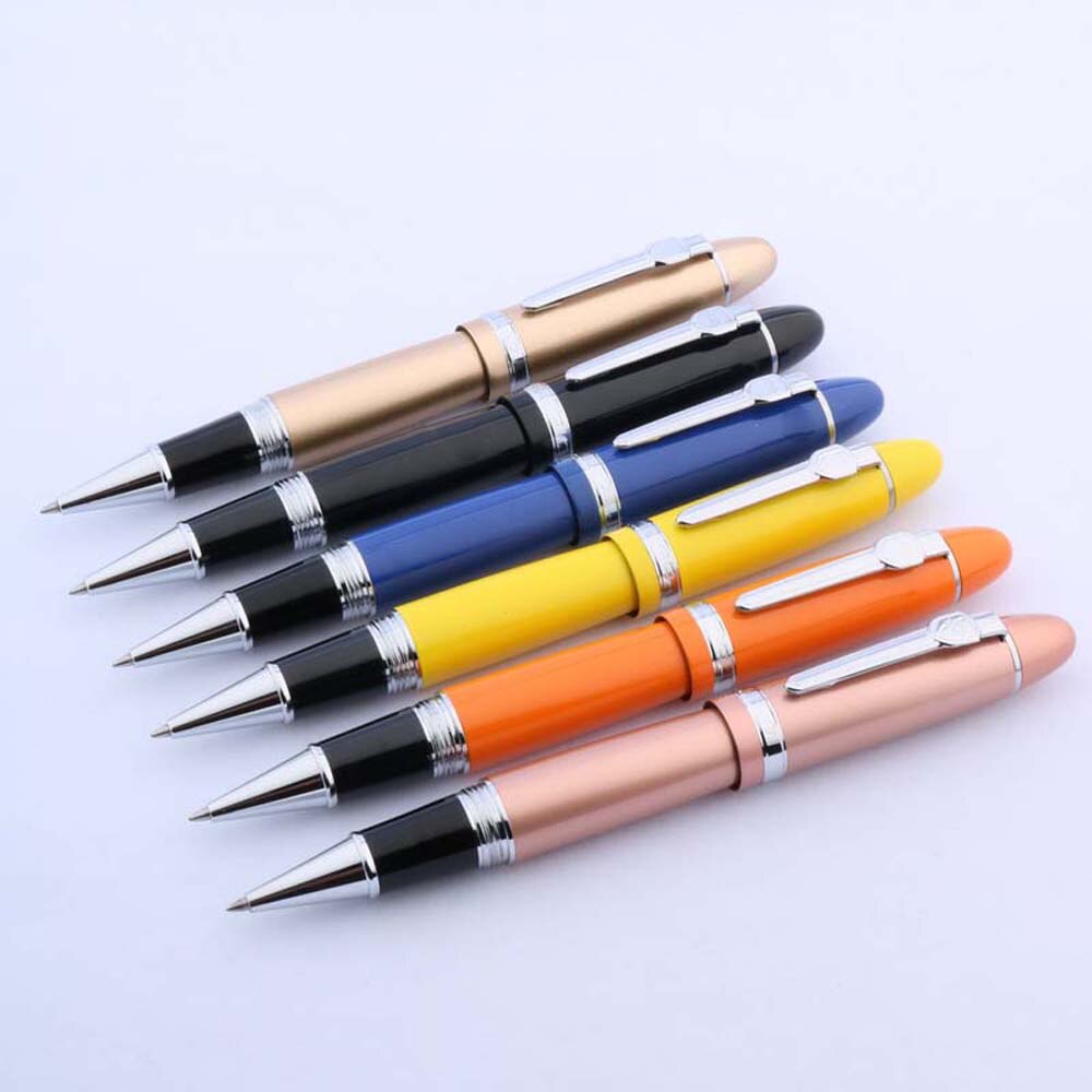 JINHAO 159 classic silver Twist Rollerball Pen calligraphy spinning switzerland ink Business Office school supplies