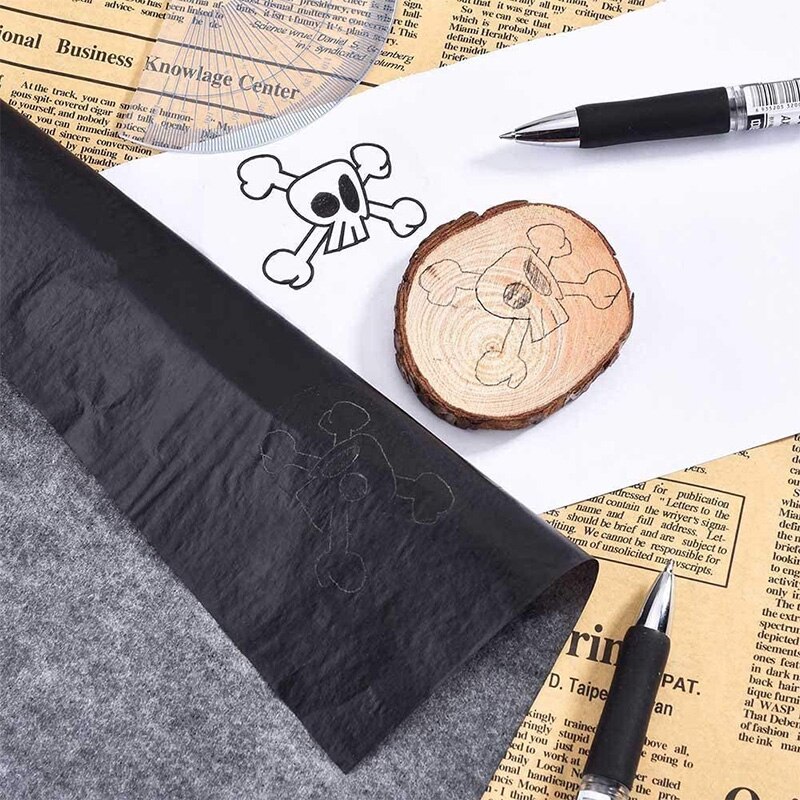 200 Vellen Graphite Papier Zwart Carbon Transfer (8.5X11.5 Inch)Tracing Papier Met 5 Pcs Stylussen