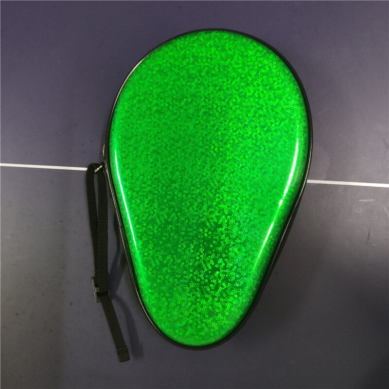 Gourd Table Tennis Case Hard PU Waterproof Table Tennis Racket Bag Table Tennis Accessories: Green