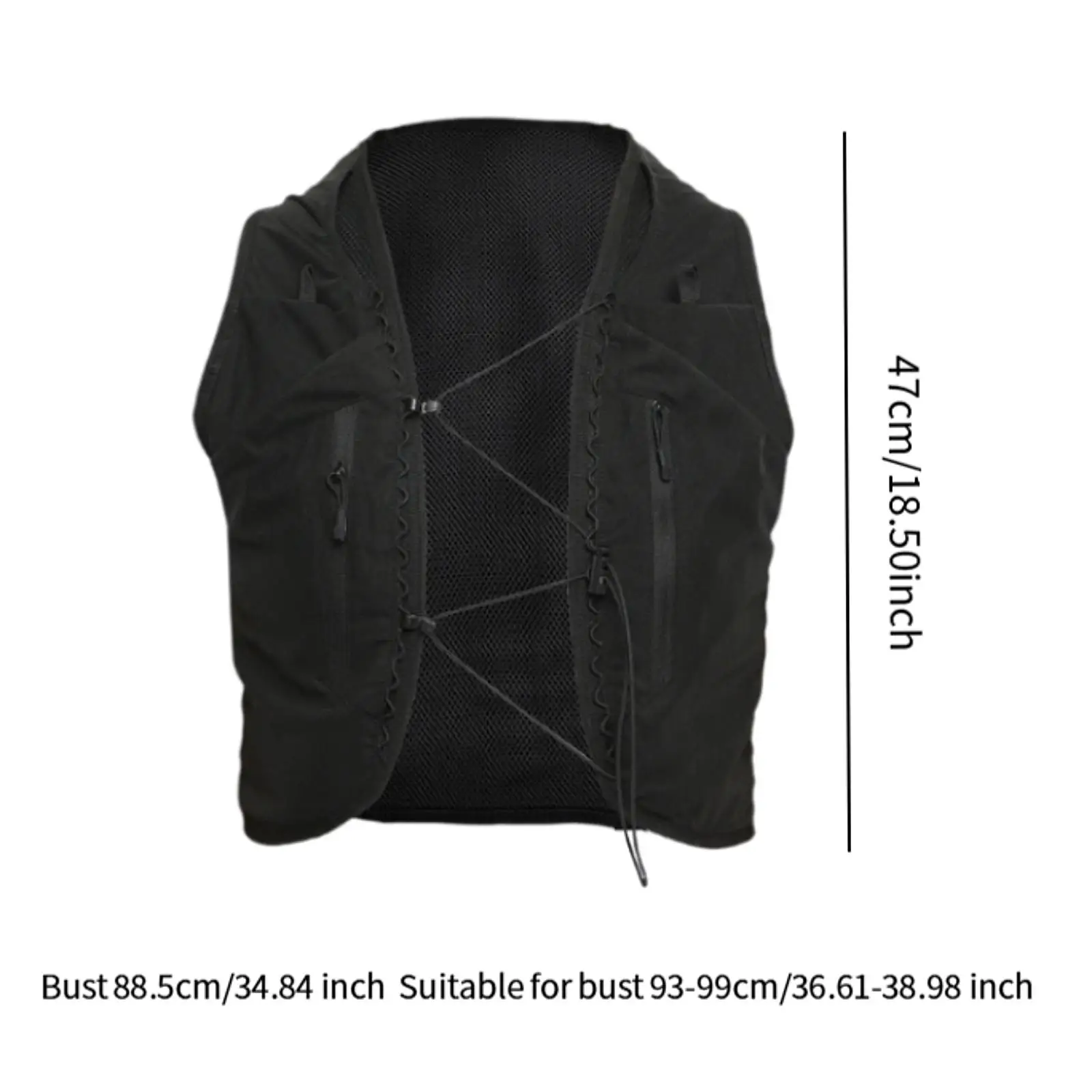 Outdoor Waterzak Sport Hydratatievest Dagrugzak S-XXL Outdoor Waterrugzak voor Dames Heren Hardlopen Fietsen Klimmen Wandelen