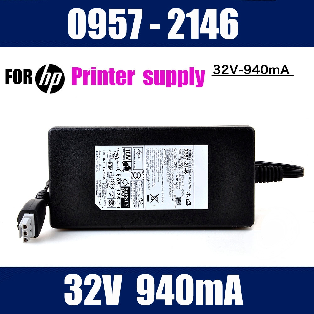 Originele Voor Hp Printer Scanner 0957-2146 32V 940mA 16V 625mA Ac Adapter Lader Voeding 0957-2094 2178 2146 4466 4401