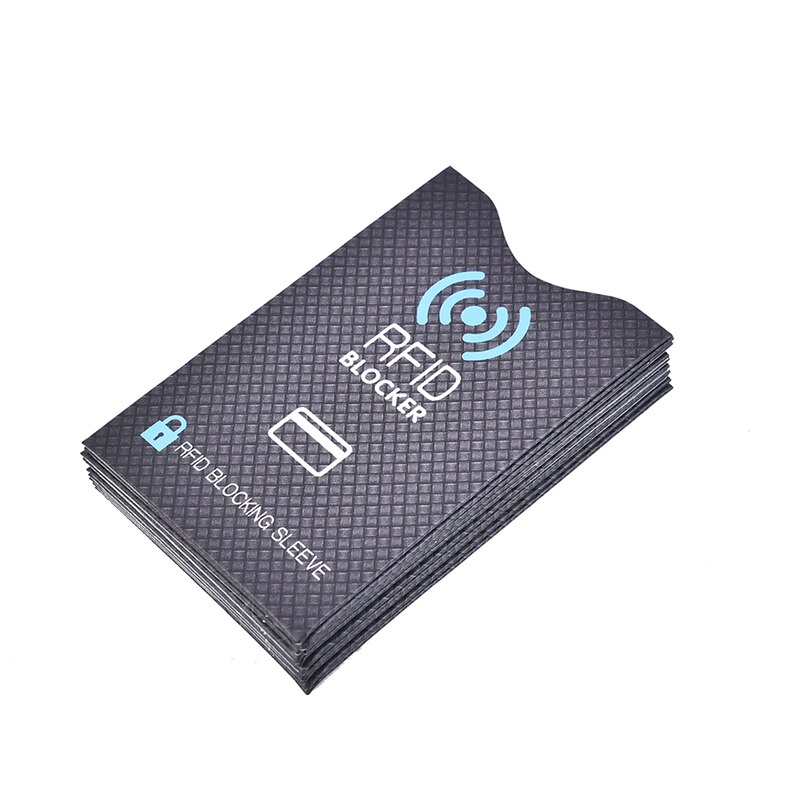 Protecteur de carte RFID antivol, pour carte bancaire, manchon de blocage RFID, portefeuille, serrure d'identité, couverture de protection antivol