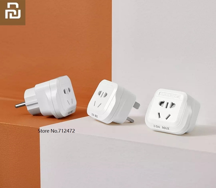 Youpin Universal DE UK US AC Power Socket Plug Travel Charger Adapter plug Converter switch shift