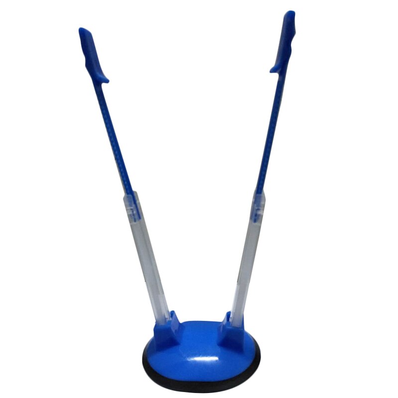 1pc Ziplock Storage Bag Holder Adjustable Bag Clip Hands-Free Non Slip Plastic Bag Racks Hands Baggy Rack Kitchen Gadget: Blue