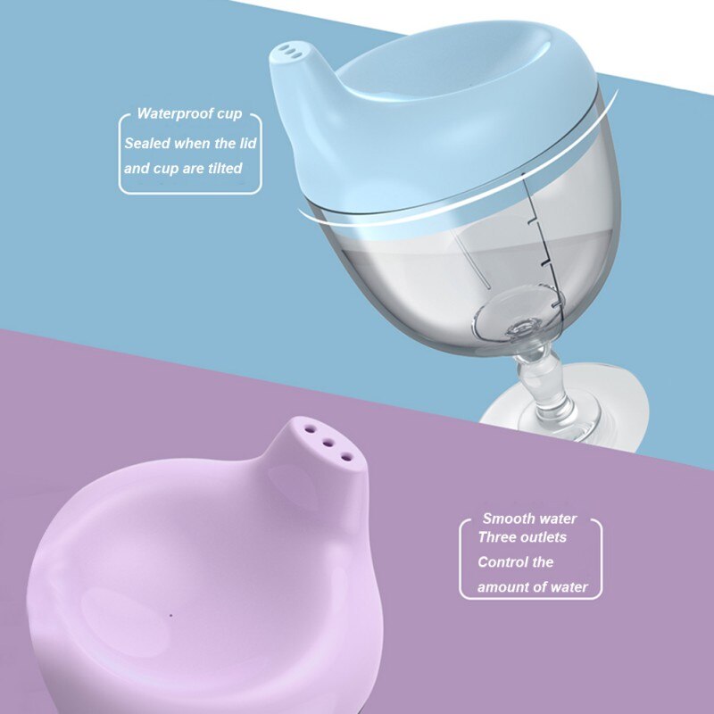 150ml babybægervandflasker til spædbørn med ændernæb mundform til fodring af babytræning