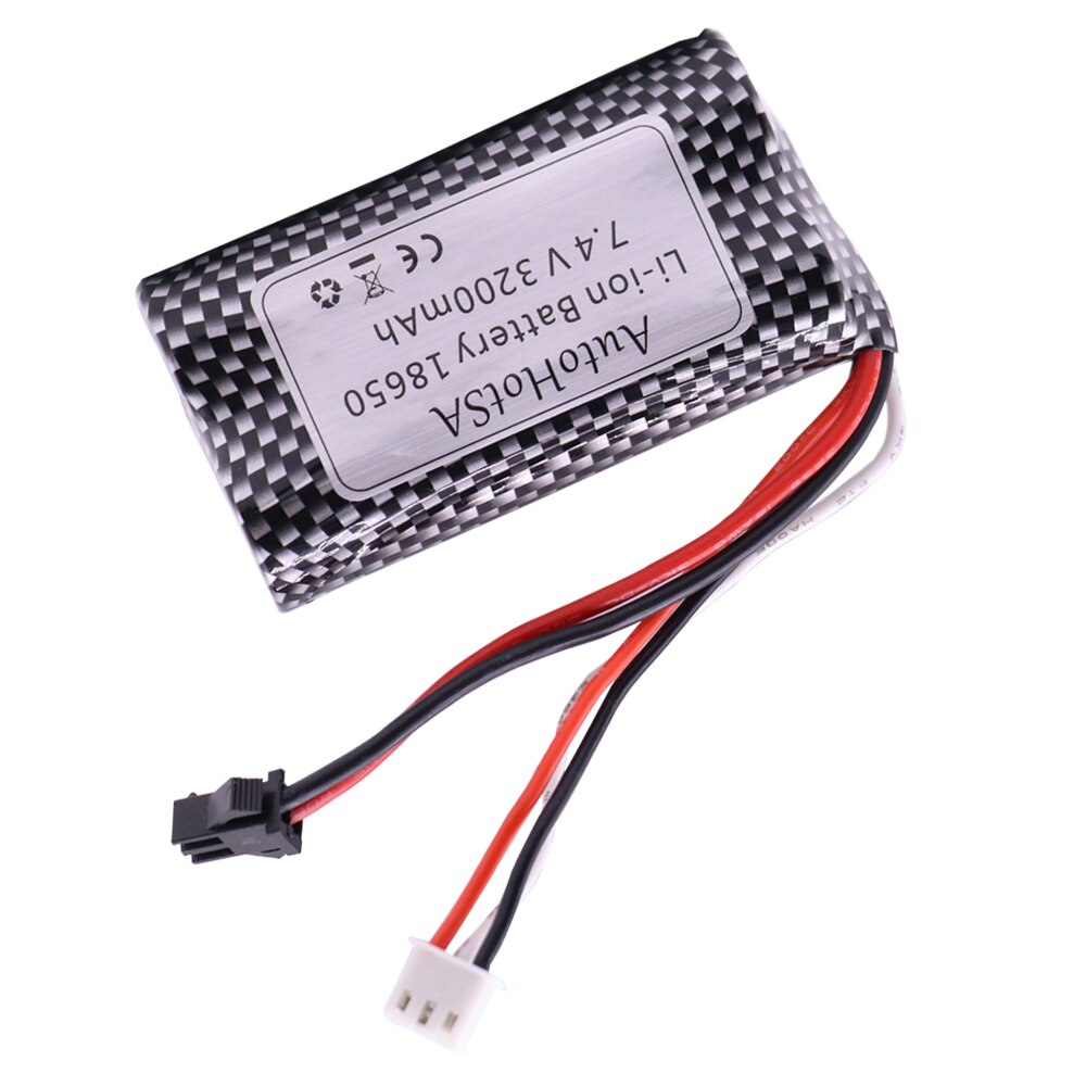 7.4V 3200mAh Lipo Batery SM/JST/T/TAMIYA Plug For remote control RC helicopter toys parts 7.4 V Lipo battery 18650 Toys Battery