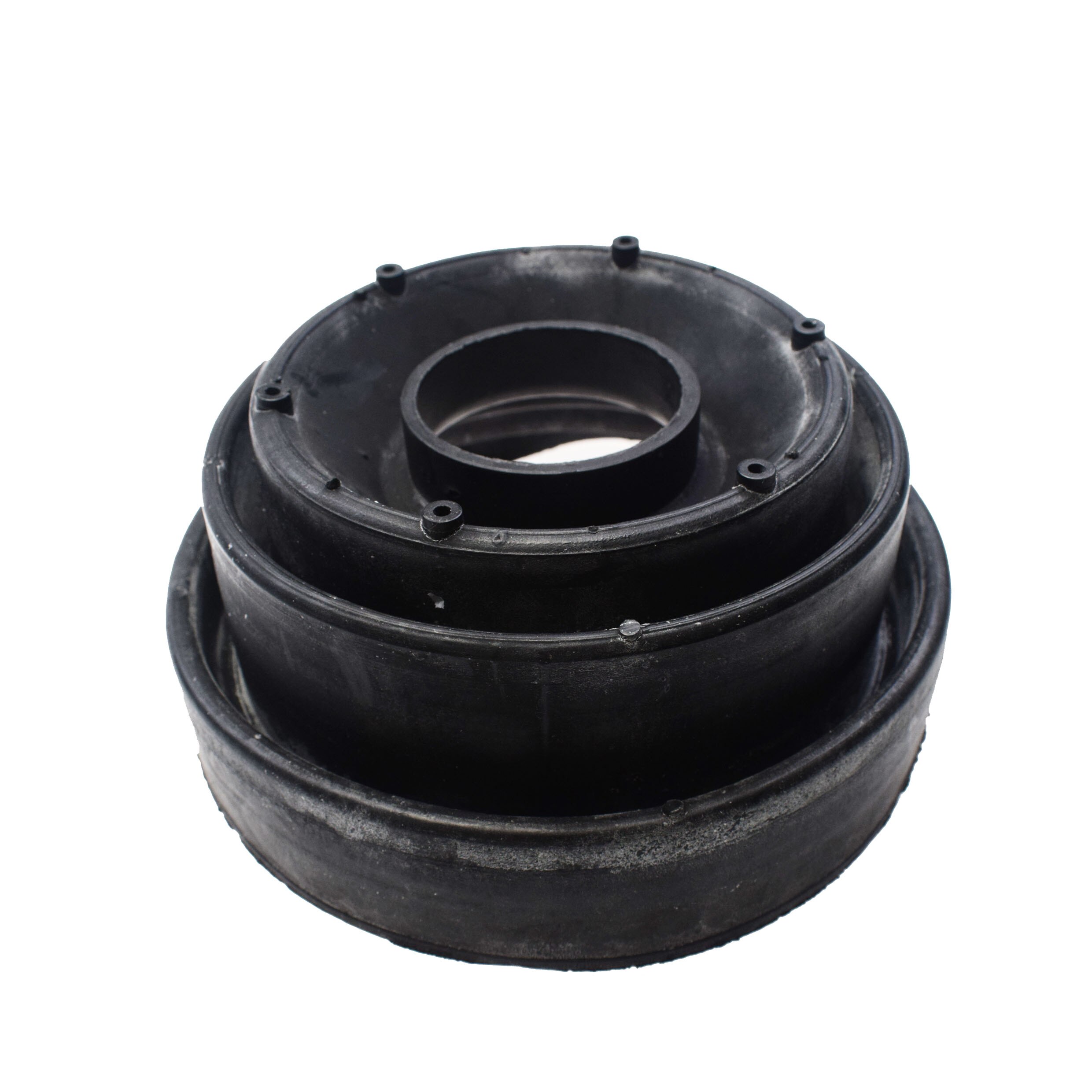 Främre bakre luftfjädringspåse stötdämpare reparationssats för dammskydd för land rover lr3 lr4 range rover sport discovery 3 4 rpm 500200: 1 st