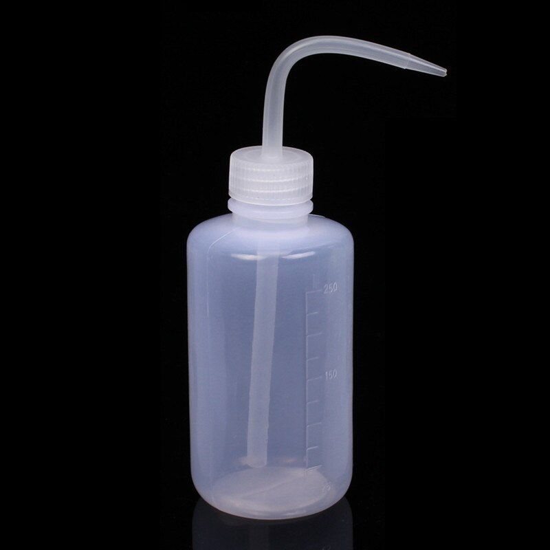 10 stk 250ml vask ren klar hvid plast laboratorievask squeeze flaske gennemsigtig beholder laboratorieflaske