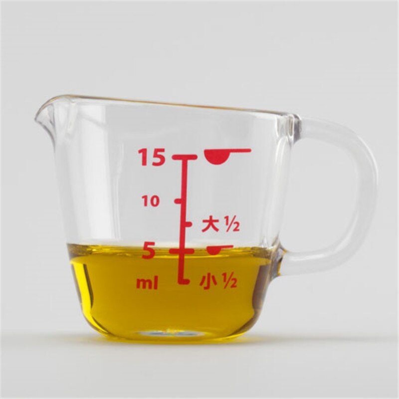 15ml mini plastik bagemålebægre mælkesauce målebæger køkkenbageartikler