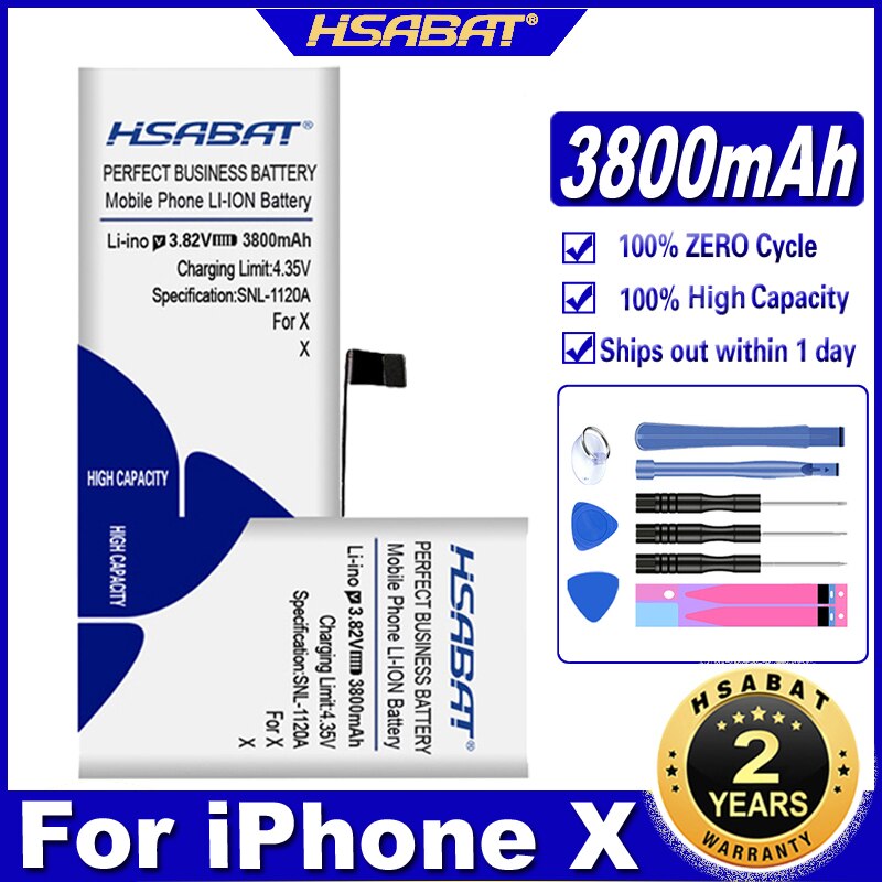 Top Brand HSABAT Newest Battery iphone SE 5 5S 5C 6 6S 7 8 X XS XR 11 / XS Max /6 6S 7 8 Plus / 11 Pro /11 Pro Max