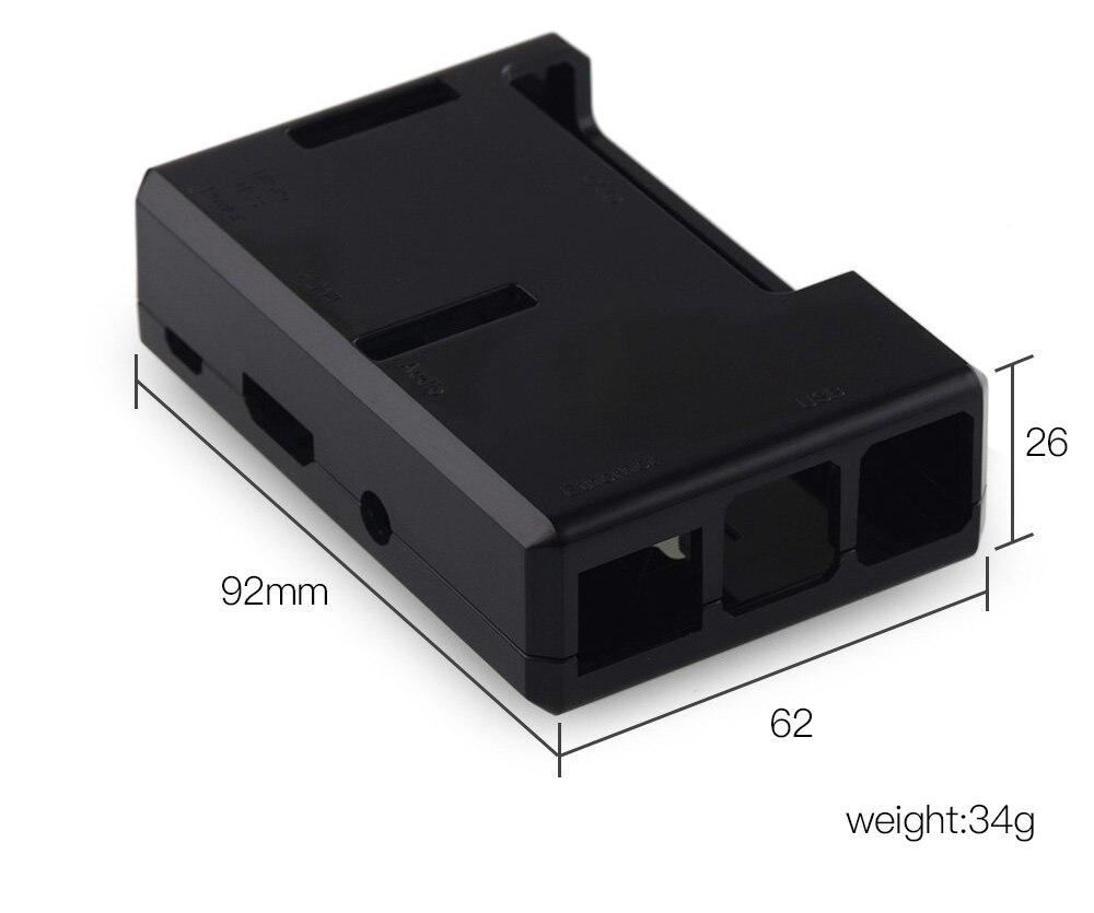 Raspberry Pi 2B 3B 3B + Case Abs Behuizing 4 Kleuren Met Koellichamen Abs Shell