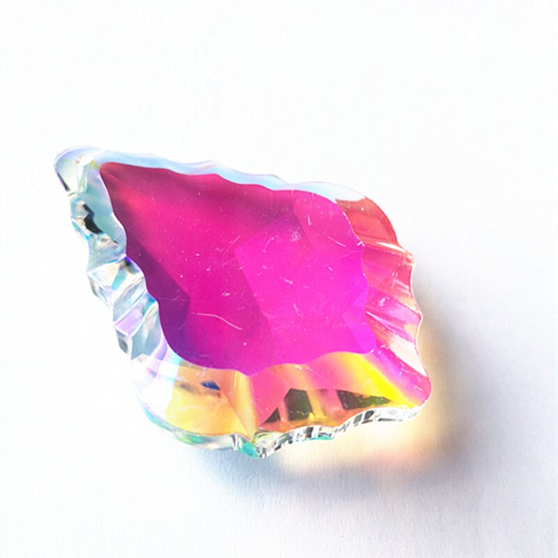 (Gratis Ring) 63 Mm K9 Crystal Maple Leaf Champane/Ab/Clear Kleur Kroonluchter Hanger/Kristallen Verlichting Deel Bruiloft Decoratie