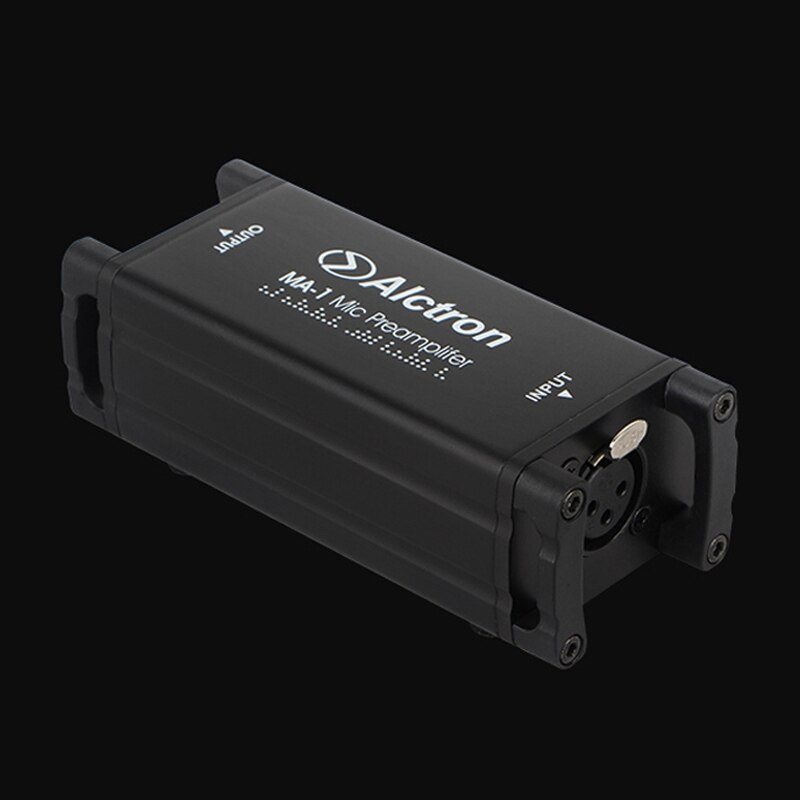 JAMELO Mikrofon Preamp, Inline Vorverstärker für Mikrofon, Mic Booster