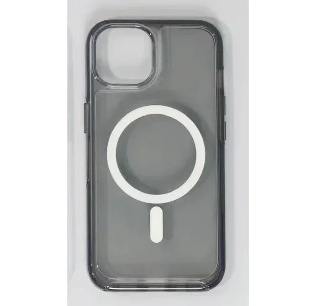 Funda B2 Ot- MagSafe Box Series Clear Symmetry para iPhone 16/13/14/15 Pro Max 16Plus 12 pro - Protección anticaída mejorada: Beige / Para iPhone 14