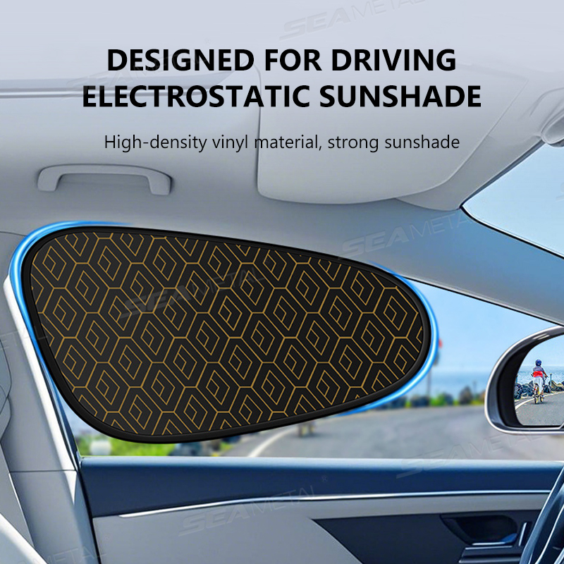 Seametal auton ikkunan aurinkosuoja auton sivuikkunoiden verhot aurinko uv-suoja kokoontaitettava auton etu- ja takaikkunan aurinkosuoja