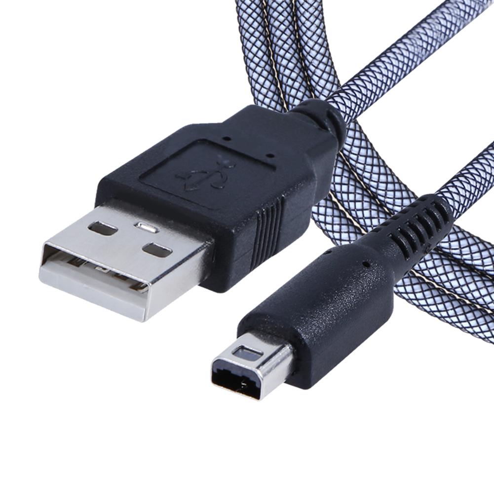 1.5m Game Data Sync Charge Charing USB Power Cable Cord Charger Cables For Nintendo 3DS DSi NDSI lithium battery Gaming Accessor