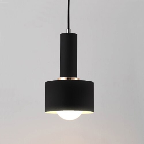Nordiske macarons pendellamper moderne soveværelse sengebord spisestue pendel bar/café individuelle lysarmaturer: Sort a