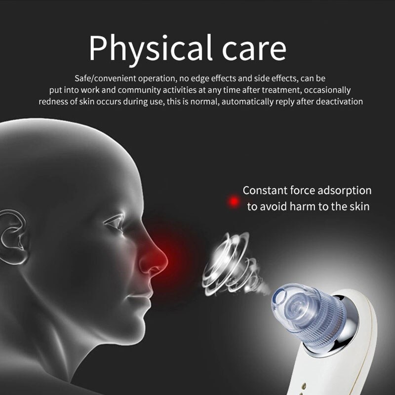 Electric Blackhead Remover Facial and Nose Cleaner Vacuum Suction Acne Nose Blackhead Deep Cleansing Skin Pore Cleanser