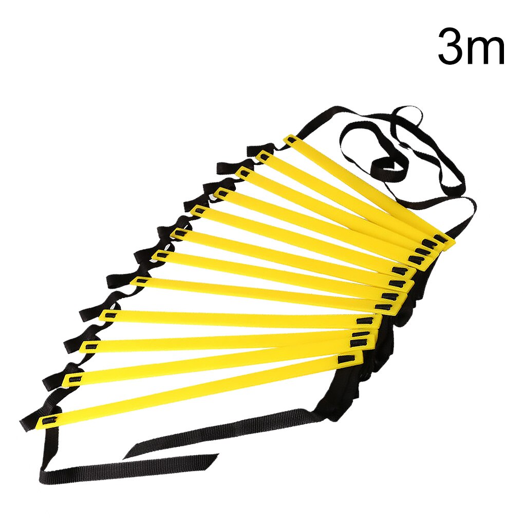 Agile and durable ladder stairs nylon strap training ladder for fitness football football ladder equipment agility stairs: 3M 6 Rung