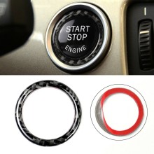 Bmw  e90 e92 e93 auton sisustuskytkimen koristeluun auton käynnistys/pysäytyspainike tarra käynnistyspysäytyspainikkeen kytkimen koristerengas