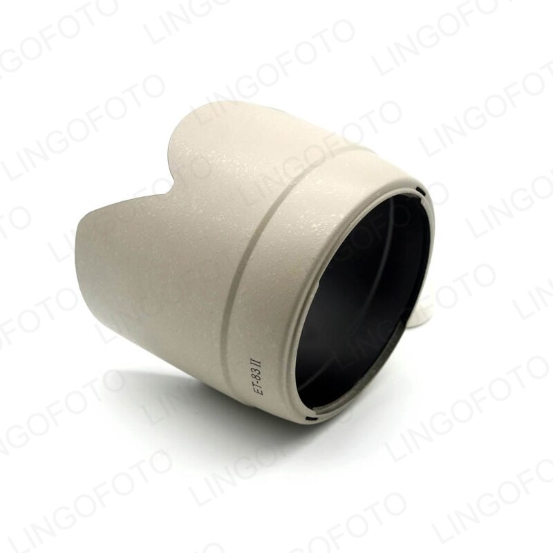 White Lens Hood Tulip Flower Shade for Canon 70-200mm USM Non-IS 77mm(ET-83II)