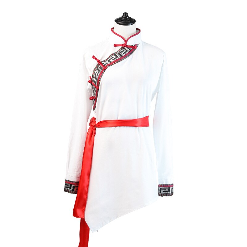Chiński Folk kostium taneczny Unisex występ na scenie praktyka konkurs odzież 4 kolor z długim rękawem mongolski taniec odzież: Color3 / XL