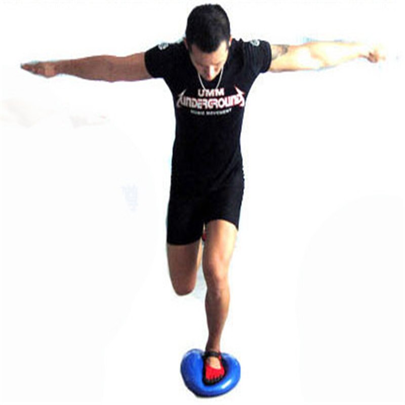 34cm Balance Disc - Yoga Stability Wobble Cushion - PVC - with Free Pump