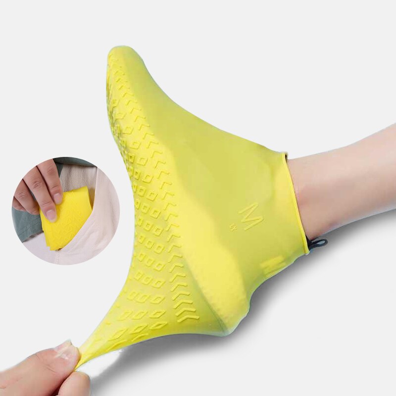 Siliconen Materiaal Unisex Schoenen Beschermers Regen Overschoenen Regen Laarzen Voor Indoor Outdoor Regenachtige Dag Waterdichte Schoen Cover