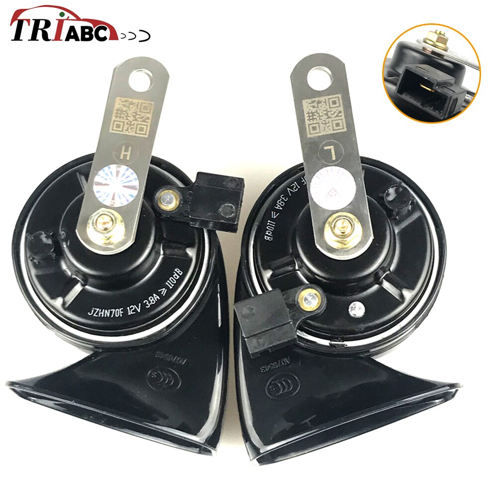 Original Stecker Auto Horn Für Yaris Levin Camry Limousine V4 Hochländer Vios Corolla E12 E15 Prius Reiz Krone RAV4 IV a4 Prado J15