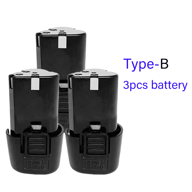 100% 12V 9800mAh Universele Oplaadbare Batterij voor Power Tools Elektrische Schroevendraaier Elektrische Boor Li-Ion Batterij: Licht Groen