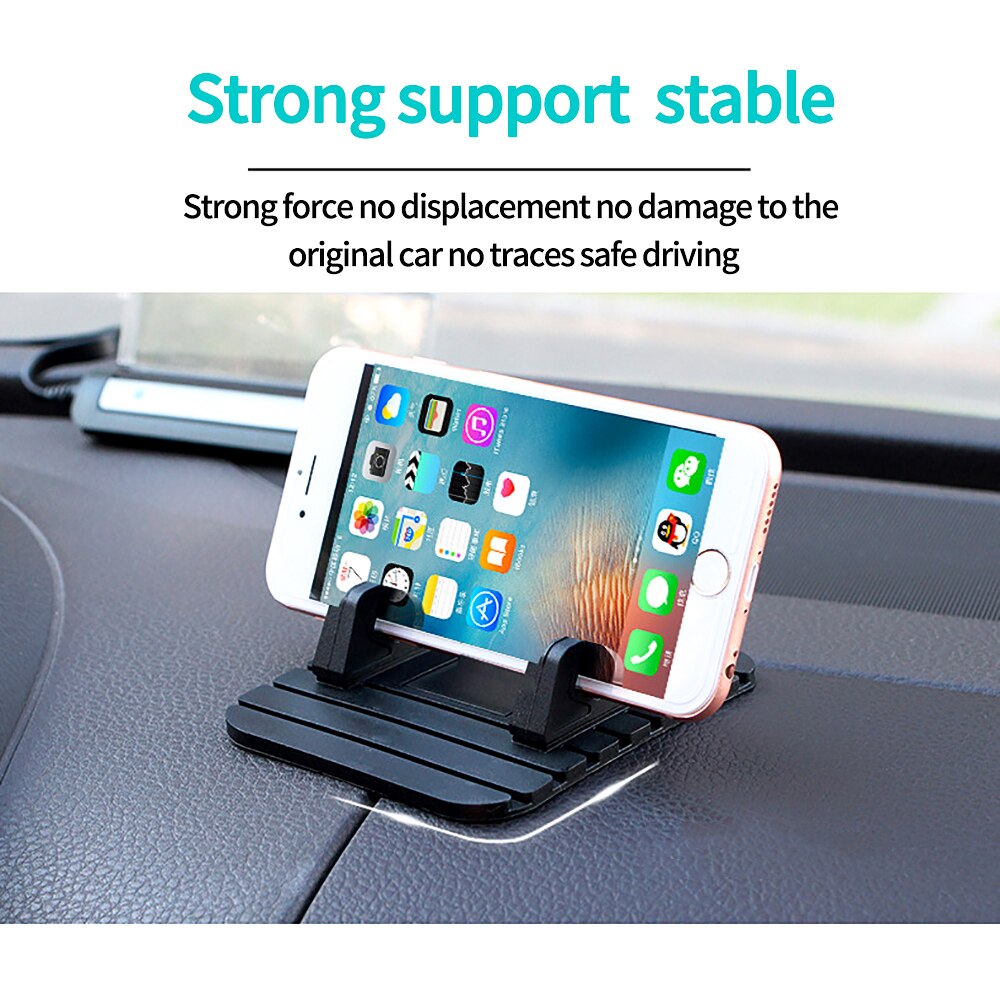 Dashboard Antislip Mat Rubber Mount Telefoon Houder Pad Mobiele Telefoon Stand Beugel Voor Iphone Samsung Xiaomi Mobiele houder