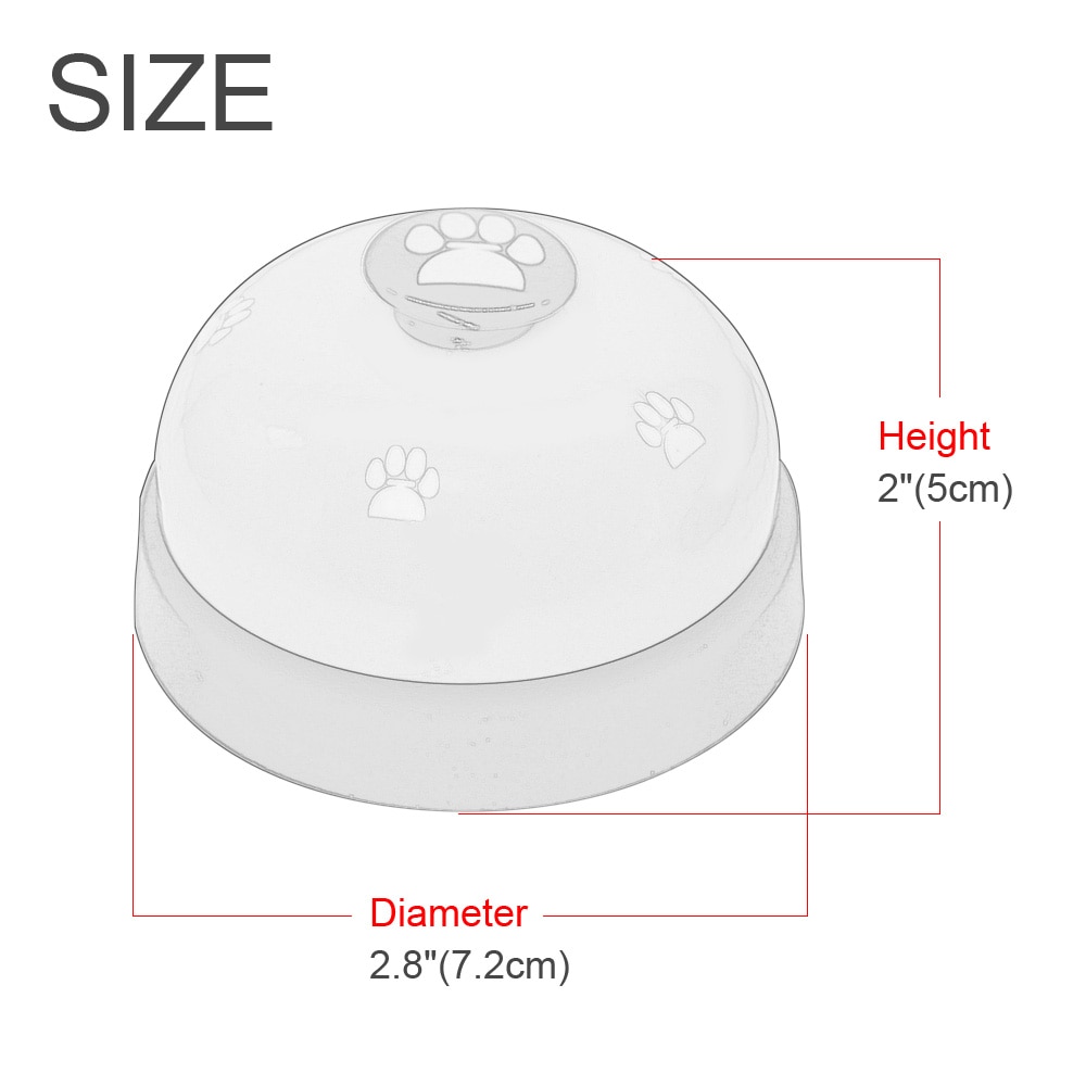 Dog Pet Call Bell Cat Feeding Ringer IQ Training Interactive Toy Pet Toys Eating Food Feed Reminder Called Dinner Bell