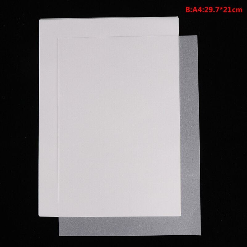 50pcs T-Shirt Impression Sur Papier de Transfert Thermique Léger Tissu Tissu Processus Autocollant Décoration Brillant Vêtements T-shirt Autocollants: B