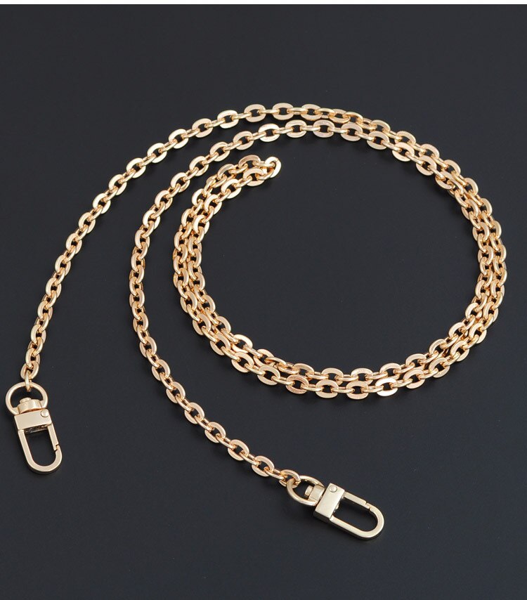 Nowy O kształt łańcuch torby 6mm Metal wymiana torebka łańcuch Crossbody na ramię pasek torby dla Cluth mała torebka uchwyt DIY moda