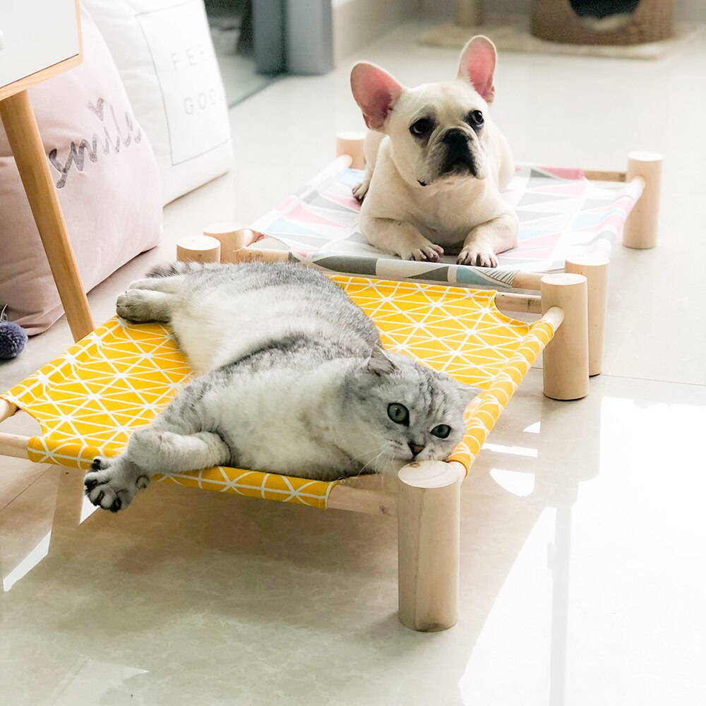 Été chat hamac lit maison pour animaux de compagnie pour chiens chiot paresseux tapis coussin chaise longue pour chats chaton chalets hiver fournitures de couchage pour animaux de compagnie