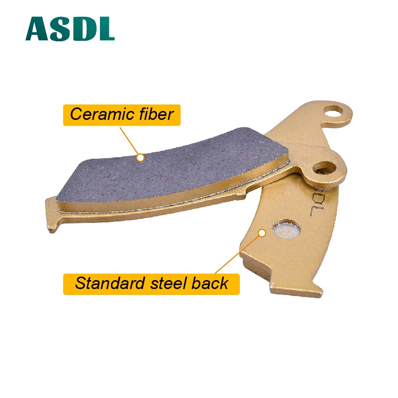 Motorfiets voorremblokken voor gas-gas  ec 125 200 250 300 400 450 515 mc 125 200 mx 125 200 250 300 xc 200 250 300 # c