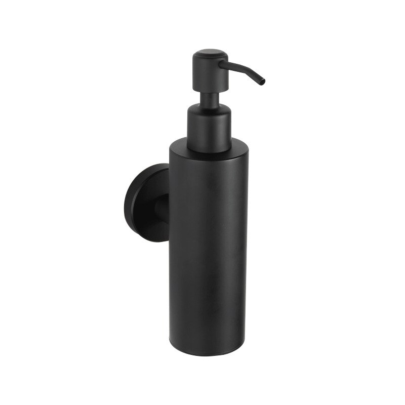 Black Soap Dispenser Wall Mount 304 Stainless Steel Liquid Soap Dispenser for Bathroom Accessories Deck Mounted Detergent Bottle