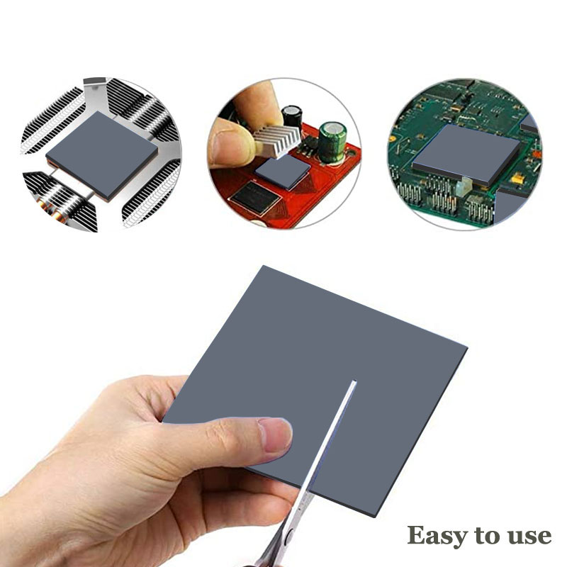 UPSIREN OEM Thermal Pad Silicone Plaster Thermal Pad CPU GPU Card Water Cooling Mat 100X100mm Heatsink Cooling pad