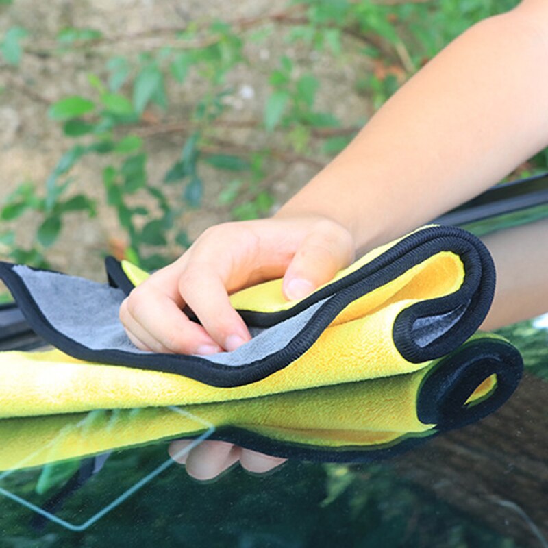 1Pc 5 X Grote Microvezelreinigingssysteem Auto Detailing Zachte Doeken Car Care Polijsten Wasstraat Handdoek Schoonmaakdoekje wassen