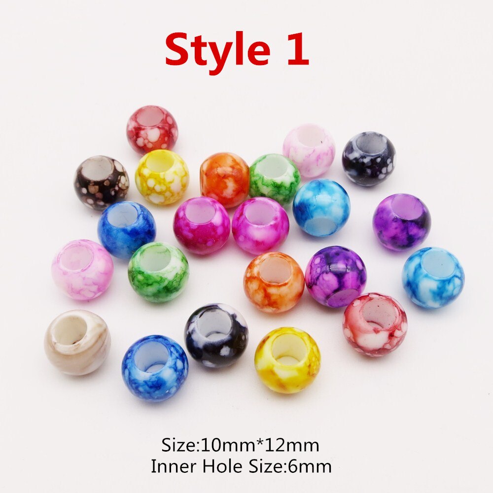 20pcs-50pcs coloured Crochet kids Braids hair braid dread dreadlock beads rings tube Braiding Hair girls women accessories
