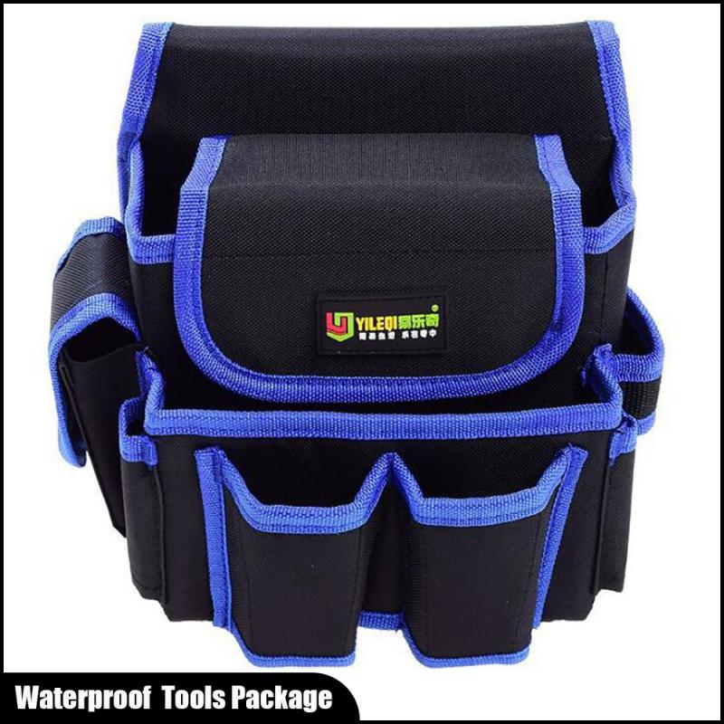 Heavy Duty Tool Pouch with Adjustable Belt Electrician Waist Tool Bag Tool Pouch Drill Hammer Storage Waist Pocket Bag Carpenter