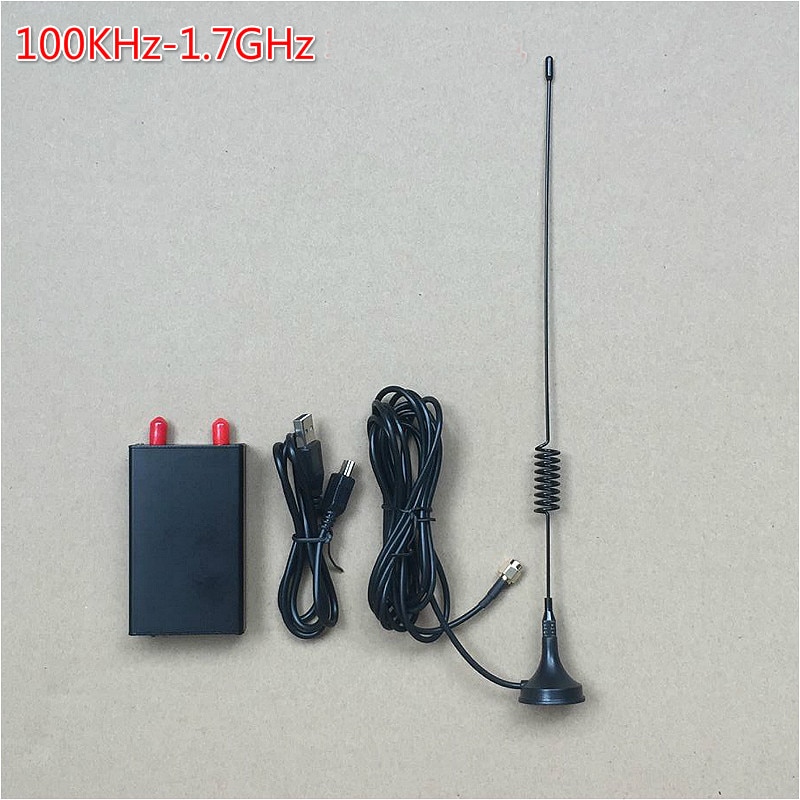 Ham Radio Receiver 100KHz-1.7GHz full Band UV HF RTL-SDR USB Tuner Receiver