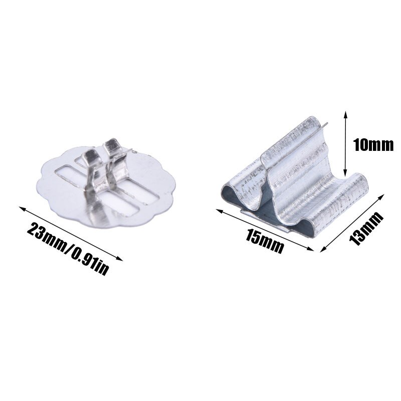 10 stk træ stearinlys væger base klip jern stearinlys gør diy for væger materialer holder stativ håndlavet sæt