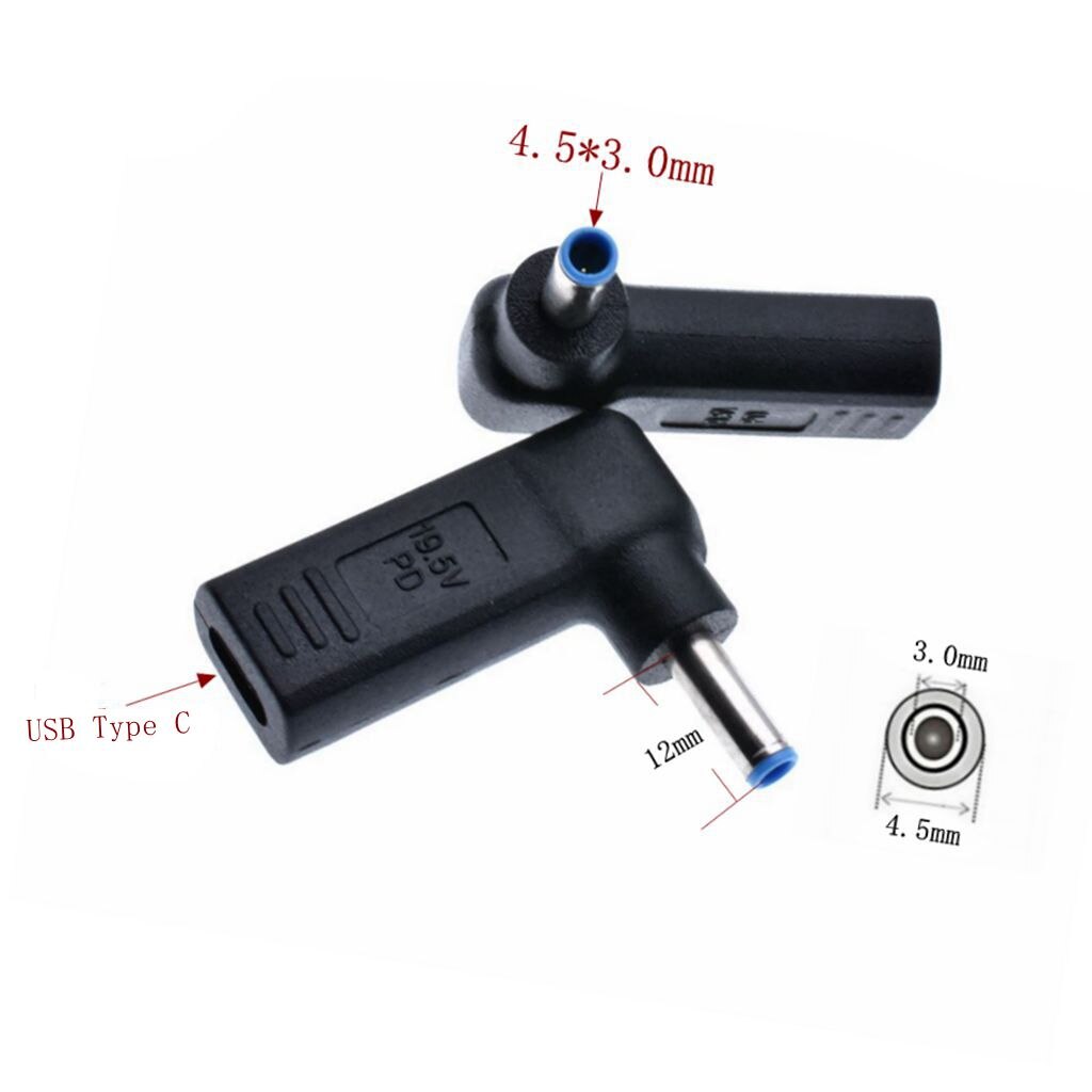 Dc Energie Adapter Stecker Konverter USB Typ C Weibliche zu 7,4x5,0mm 4,8x1,7mm 5,5 x 2,1mm Männlichen Laptop Dc Ausgang Jack Stecker