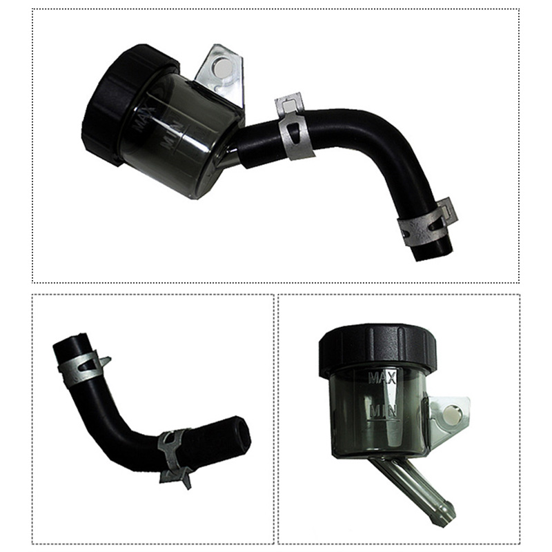 Tapa Universal del tanque de aceite de la motocicleta para cilindro maestro de embrague de freno trasero depósito de fluido combustible gasolina tubo copa para Suzuki