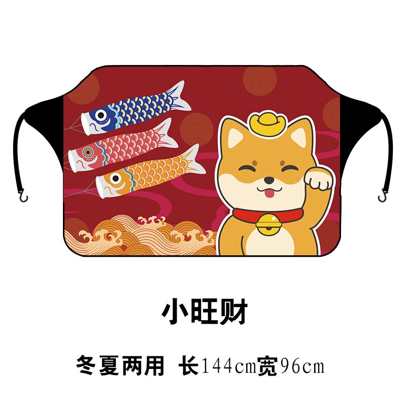 Général Motors – pare-soleil de dessin animé, Protection UV, pare-brise de voiture, anti-neige, anti-gel, housse de Protection: As show 2