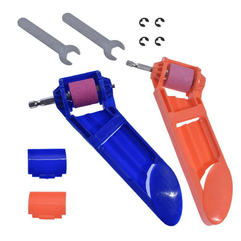 Drill Bit Sharpener Portable Drill Grinding Tools Corundum Grinding Wheel Drill Bit Sharpener Titanium Drill Bit Power Tools Kit