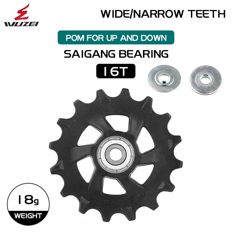 WUZEI Fahrrad Riemenscheibe Lagerbier Rad 11T 12T 13T14T15T16T17T Rennrad Führungsrad für Shimano Sram MTB Jockey Schaltwerk: Rosa