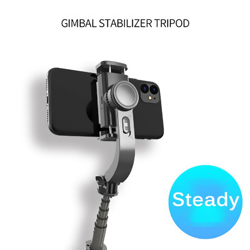 Estabilizador de mano Gimbal para teléfono móvil trípode de Grabación de Vídeo Gimbal portátil para Iphone/Android/Huawei Mini trípodes